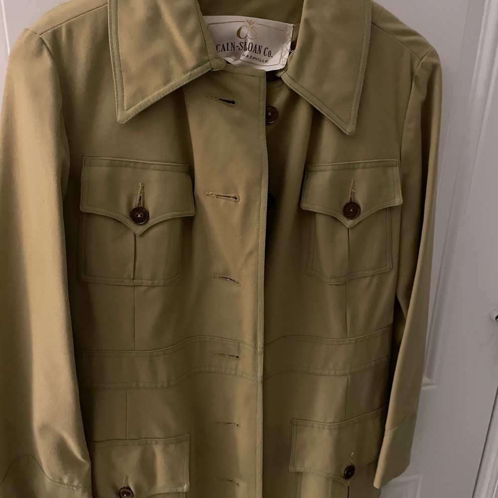 Tan button down Cain- Sloan co original vintage Nashville